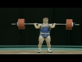 naeem suleiman-oglu (64kg) at the 1996 atlanta olympics clean and jerk 187 5kg