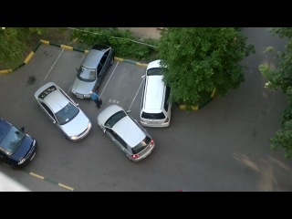 two women in the parking lot