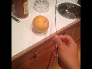 how i cut my grapefruit