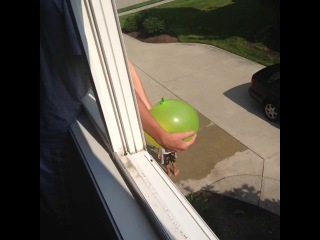 water balloon prank fail