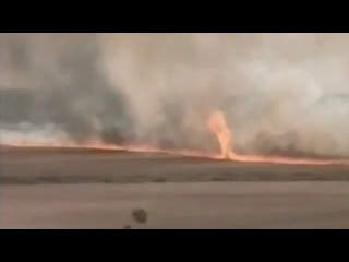 unique phenomenon: fire tornado