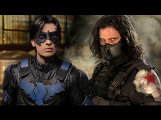 nightwing vs winter soldier / nightwing vs winter soldier. battle (2016) [1080p]