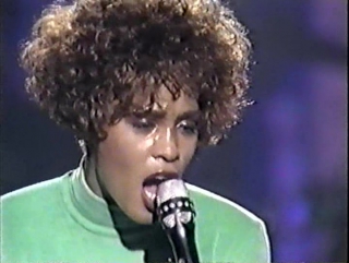 live recording of whitney houston at the us navy base in 1991.