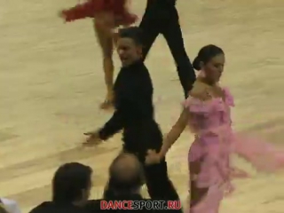 an incident at the russian championship in latin american dances.